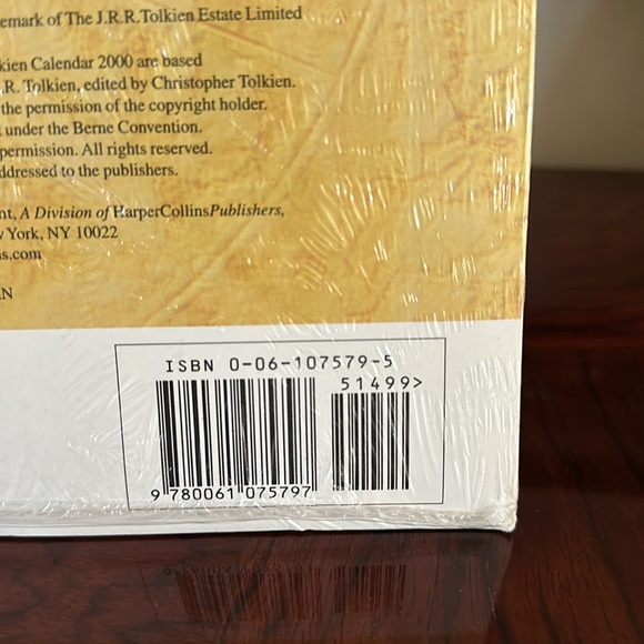 *SEALED* Harper Entertainment Tolkien 2000 Calendar, Illustrated by Ted Nasmith - Picture 5 of 9